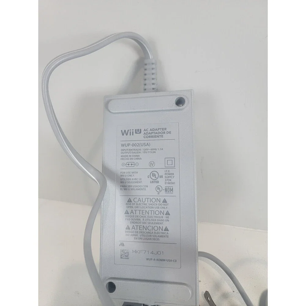 Nintendo WUP002 AC Power Adapter for Wii U - Gray